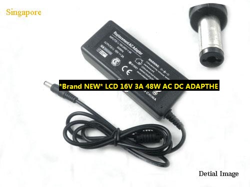 *Brand NEW* 5.5 X 2.5mm LCD 16V 3A 48W AC DC ADAPTHE POWER Supply